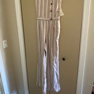 NWT Indigo Rein Striped Jumpsuit